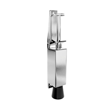 Retenedor Puertas de Pie Mod.10 120x25 mm Cromo Mate