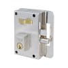 Cerradura Sobreponer YALE 10 70mm Cilindro Redondo Derecha Níquel