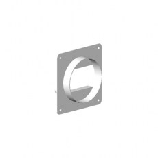 Ventilación - Empalme Pared Mixto 110x56 mm Blanco