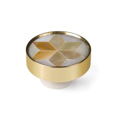 Pomos mueble - Pomo Redondo 1106NC Latón y Estrella de Nácar