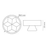 Pomos mueble - Pomo Redondo 1106NC Latón y Estrella de Nácar