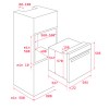 Hornos - TEKA Horno Multifunción HLB 8400 BK Cristal Negro
