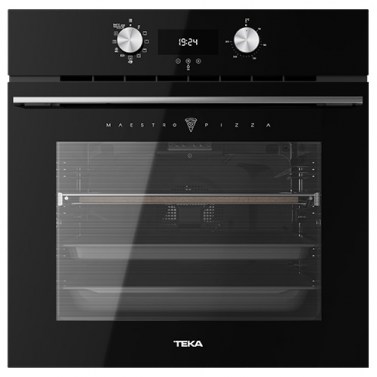 Hornos - TEKA Horno Multifunción MaestroPizza HLB 8510 P Cristal Negro