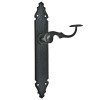 Manivelas de forja - Juego Manivelas con Placa Castilla 11100 275x45 mm Negro