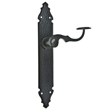 Manivelas de forja - Juego Manivelas con Placa Castilla 11100 275x45 mm Negro