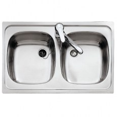 TEKA Fregadero E/50 2C con Orificio Inox