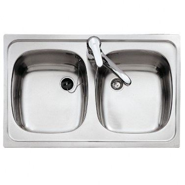 TEKA Fregadero E/50 2C con Orificio Inox