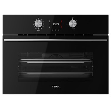 Hornos - TEKA Horno Multifunción AirFry HLC 8406 BK Cristal Negro
