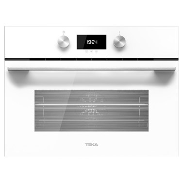 Hornos - TEKA Horno Multifunción con Microondas HLC 8440 C Cristal Blanco