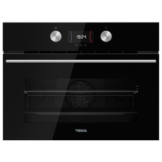Hornos - TEKA Horno Multifunción con Microondas HLC 8440 C Cristal Negro