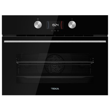 Hornos - TEKA Horno Multifunción con Microondas HLC 8440 C Cristal Negro