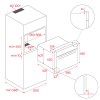 Hornos - TEKA Horno Multifunción con Microondas HLC 8440 C Cristal Negro