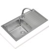 TEKA Fregadero Classic 1C 1E Derecha Inox