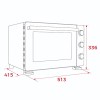 Hornos - TEKA Horno FSO 364 Sobremesa Negro