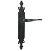 Manivelas de forja - Juego Manivelas con Placa Andalucía 11157 275x43 mm Negro