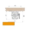 Juego Guías 720mm para Mesa Extensible