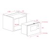 Microondas - TEKA Microondas Grill ML 825 TFL BK Cristal Negro