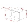 Microondas - TEKA Microondas Grill ML 82-G1 BIS L BM Negro Mate