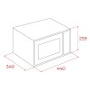 Microondas - TEKA Microondas Grill MWE FS20 G WH Blanco