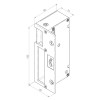 Abrepuertas Eléctrico - Cierre Eléctrico Sobreponer Vertical Reversible JIS 1123 Automático