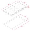 Placas de inducción - TEKA Encimera Inducción Mastersense Slide IZS 97630 MST 5 Zonas Cristal Negro