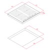 Placas de inducción - TEKA Encimera Flex Inducción IZF 64600 BK MSP 4 zonas Cristal Negro
