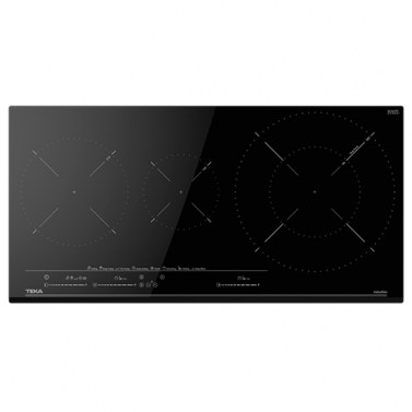Placas de inducción - TEKA Encimera Inducción  IZC 83620 MST BK 3 Zonas Cristal Negro