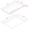 Placas de inducción - TEKA Encimera Inducción  IZC 83620 MST BK 3 Zonas Cristal Negro