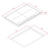 Placas de inducción - TEKA Encimera Flex Inducción IZF 88770 MST 4 Zonas Cristal Negro