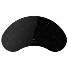 Placas de inducción - TEKA Encimera Inducción KC 94628 MST BK 3 Zonas Cristal Negro