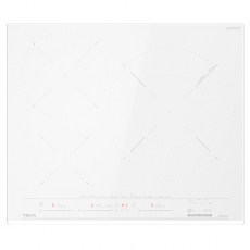 Placas de inducción - TEKA Encimera Inducción MestrePaeller  IZC 63632 MPT 3 Zonas Cristal Blanco