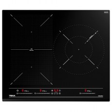Placas de inducción - TEKA Encimera Flex Inducción IZF 65320 BK MSP 3 Zonas Cristal Negro