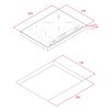 Placas de inducción - TEKA Encimera Inducción IZC 53320 MSP BK 3 Zonas Cristal Negro