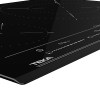 Placas de inducción - TEKA Encimera Inducción IZC 53320 MSP BK 3 Zonas Cristal Negro