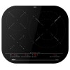 Placas de inducción - TEKA Encimera Inducción IKC 63320 MSP BK 3 Zonas Cristal Negro