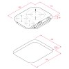 Placas de inducción - TEKA Encimera Inducción IKC 63320 MSP BK 3 Zonas Cristal Negro