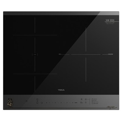 Placas de inducción - TEKA Encimera Inducción Van Gogh IBF 63 FST VG 3 Zonas Cristal Negro