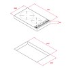 Placas de inducción - TEKA Encimera Inducción IZC 32310 MSP 2 Zonas Cristal Negro