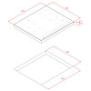 Placas de inducción - TEKA Encimera Inducción IZC 64010 MSS 4 Zonas Cristal Negro