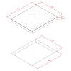 Placas de inducción - TEKA Encimera Inducción IBC 63015 MSS 3 Zonas Cristal Negro