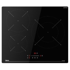 Placas de inducción - TEKA Encimera Inducción IBC 63 BF110 3 Zonas Cristal Negro