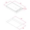 Placas de inducción - TEKA Encimera Inducción Mastersense Slide IZS 34700 MST 2 Zonas Cristal Negro