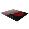 Vitrocerámicas - TEKA Encimera Vitrocerámica TBC 63632 TTC 3 Zonas Cristal Negro