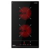 Vitrocerámicas - TEKA Encimera Vitrocerámica TZC 32000 TTC BK 2 Zonas Cristal Negro