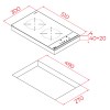 Vitrocerámicas - TEKA Encimera Vitrocerámica TZC 32000 TTC BK 2 Zonas Cristal Negro