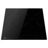 Vitrocerámicas - TEKA Encimera Vitrocerámica TZC 63120 TTC BK 3 Zonas Cristal Negro