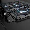 Placas de gas - TEKA Encimera Gas Natural GZC 63310 3F Exact Flame 3 Fuegos Cristal Negro