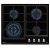 Placas de gas - TEKA Encimera Gas Butano GZC 64320 XB 4 Fuegos Cristal Negro