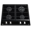 Placas de gas - TEKA Encimera Gas Butano GZC 64300 XB 4 Fuegos Cristal Negro