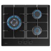 TEKA Encimera Gas Natural GBC 63110 KBN 3 Fuegos Crsital Negro